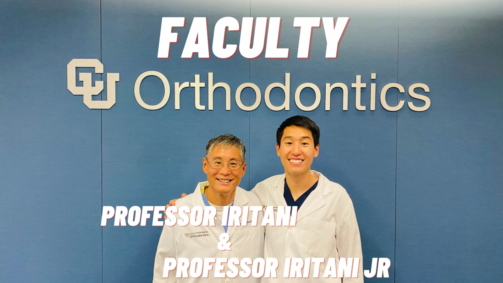 Professors University of Colorado Orthodontics