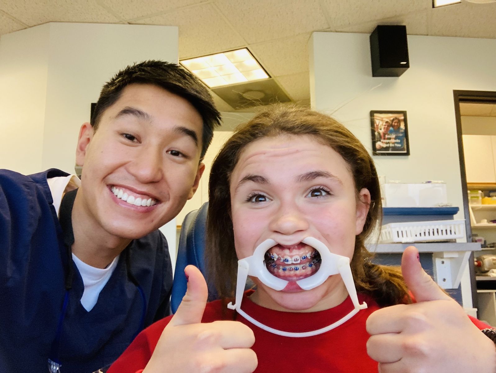 Dr. Matt Patient Showing Off Braces