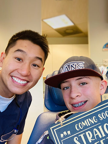 Matt Iritani Orthodontist with Patient